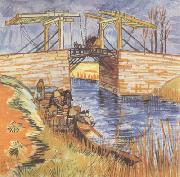 Vincent Van Gogh The Langlois Bridge at Arles (nn04) Germany oil painting reproduction